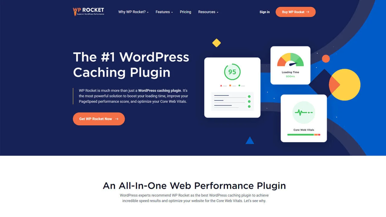 Best WordPress Cache Plugins: WP Rocket Plugin