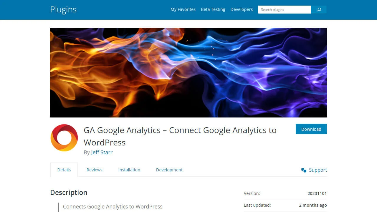 GA Google Analytics Plugin