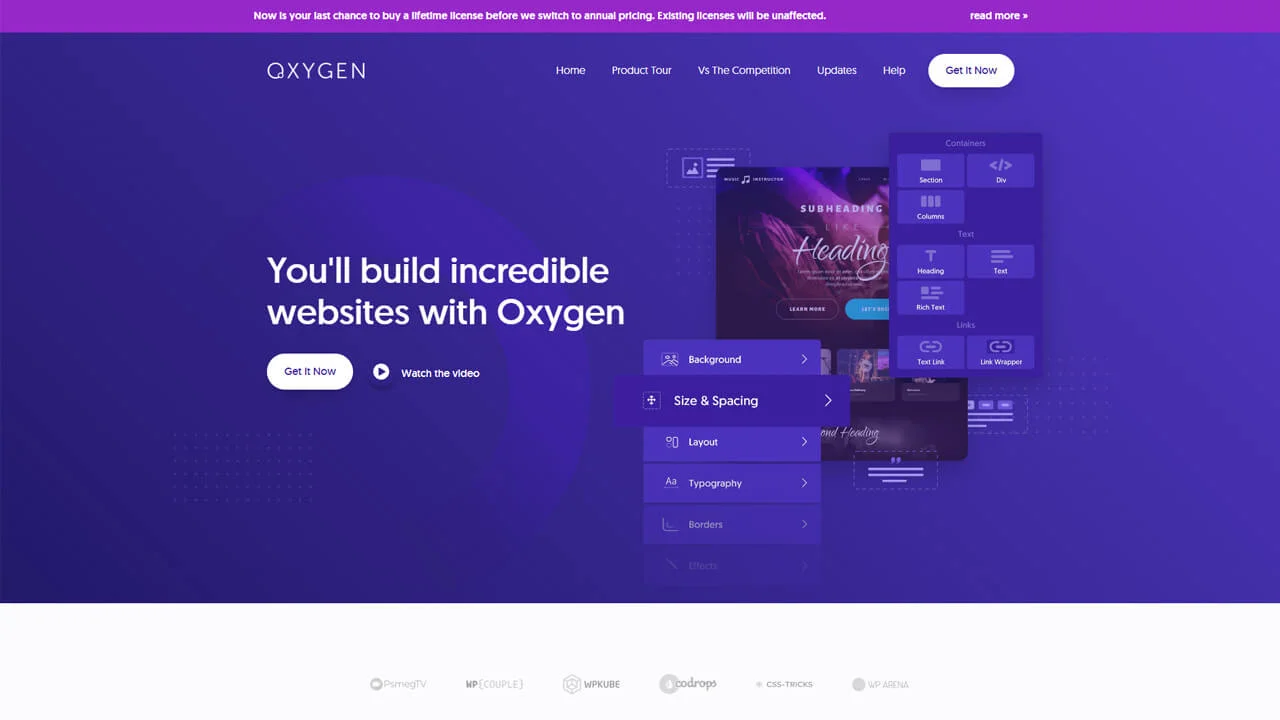 Oxygen Builder Plugin