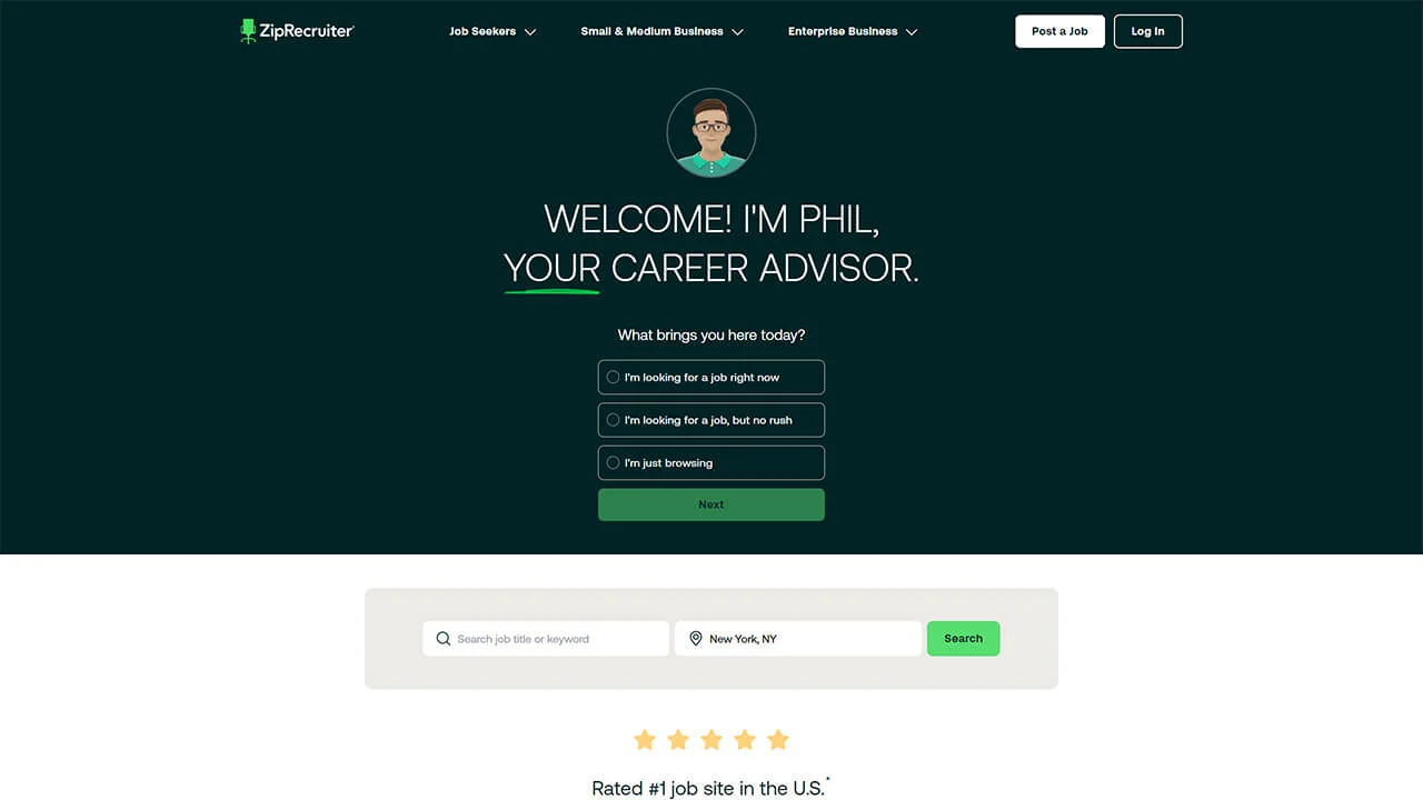 Ziprecruiter Job Board Site