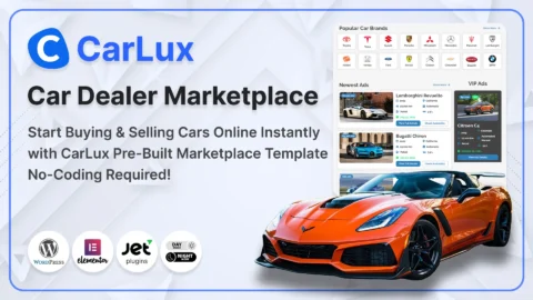 Carlux Car Dealer Marketplace Cover